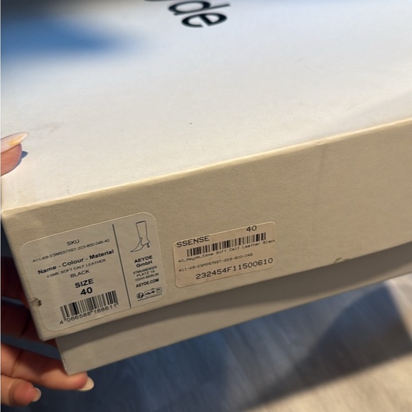 Aeyde Black Esme leather boots - Picture 7 of 8